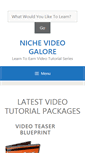Mobile Screenshot of nichevideogalore.com